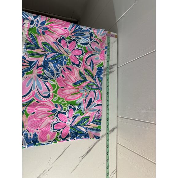 Lilly Pulitzer NWT Little Lilly Classic Shift Gecko Green Tiger Sunrise XL 12-14 - Picture 7 of 7